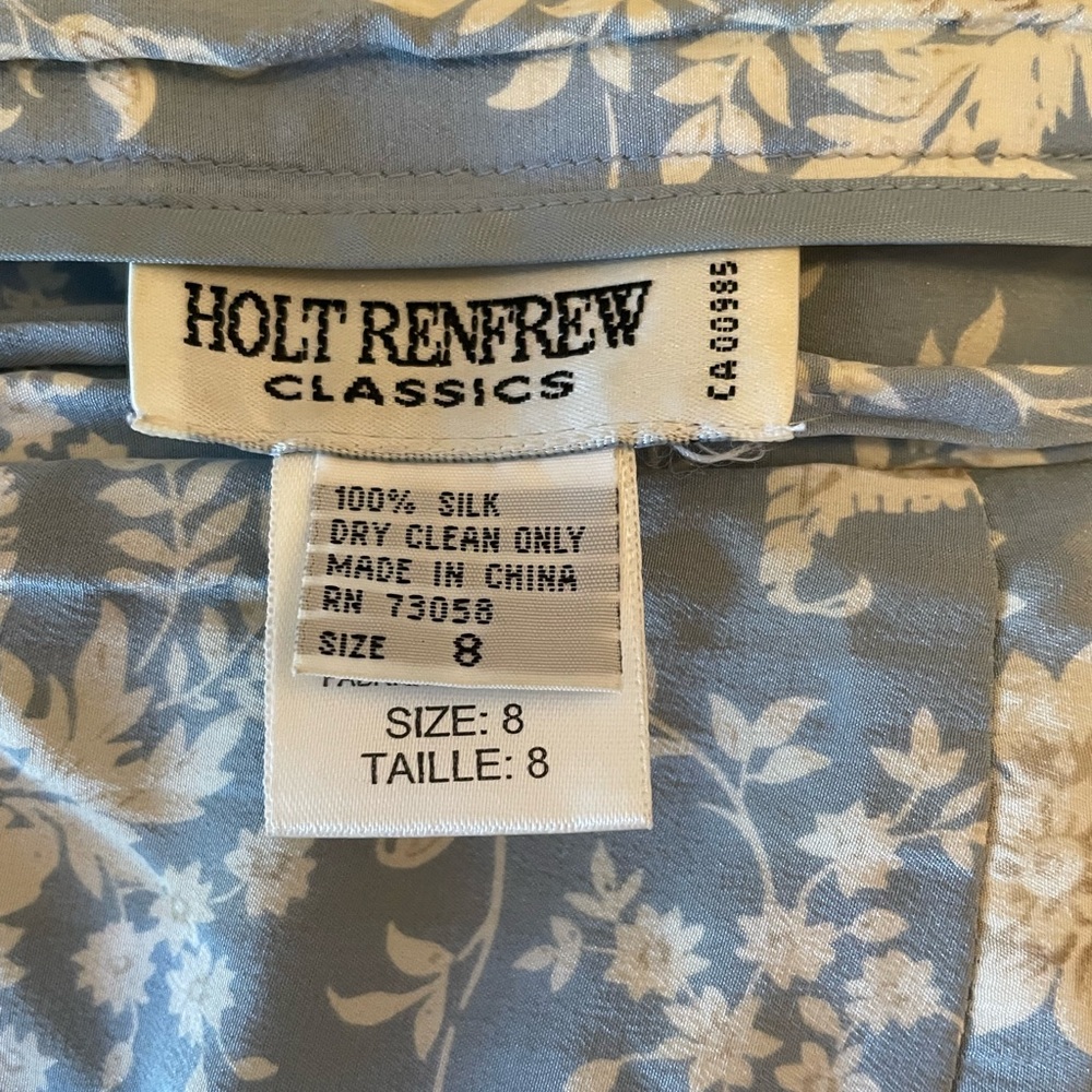 Holt Renfrew Classics Silk Skirt - Picture 4 of 5